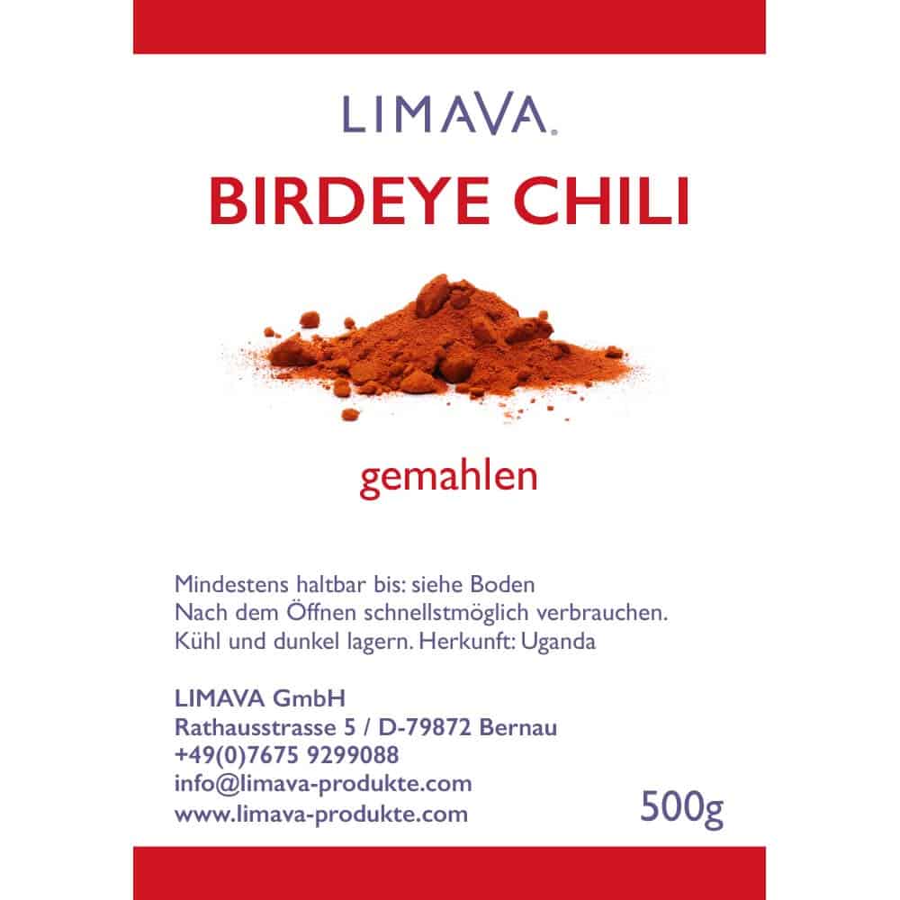 Birdeye Chili gemahlen (500) (Ausverkauf)